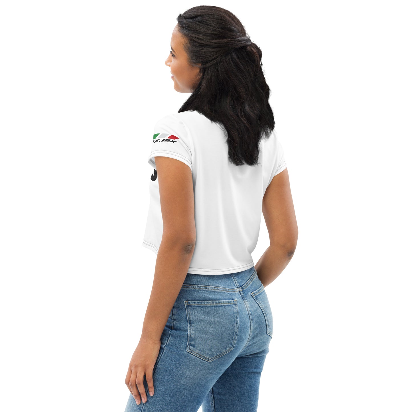 Camiseta corta all over "México es un sincero abrazo"