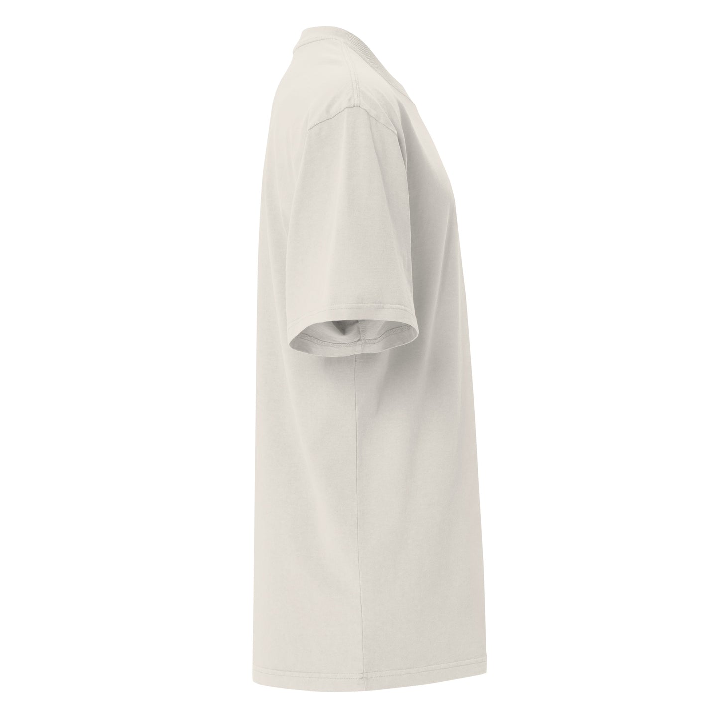 Camiseta oversize con efecto desgastado "mx.mx" logo bordado
