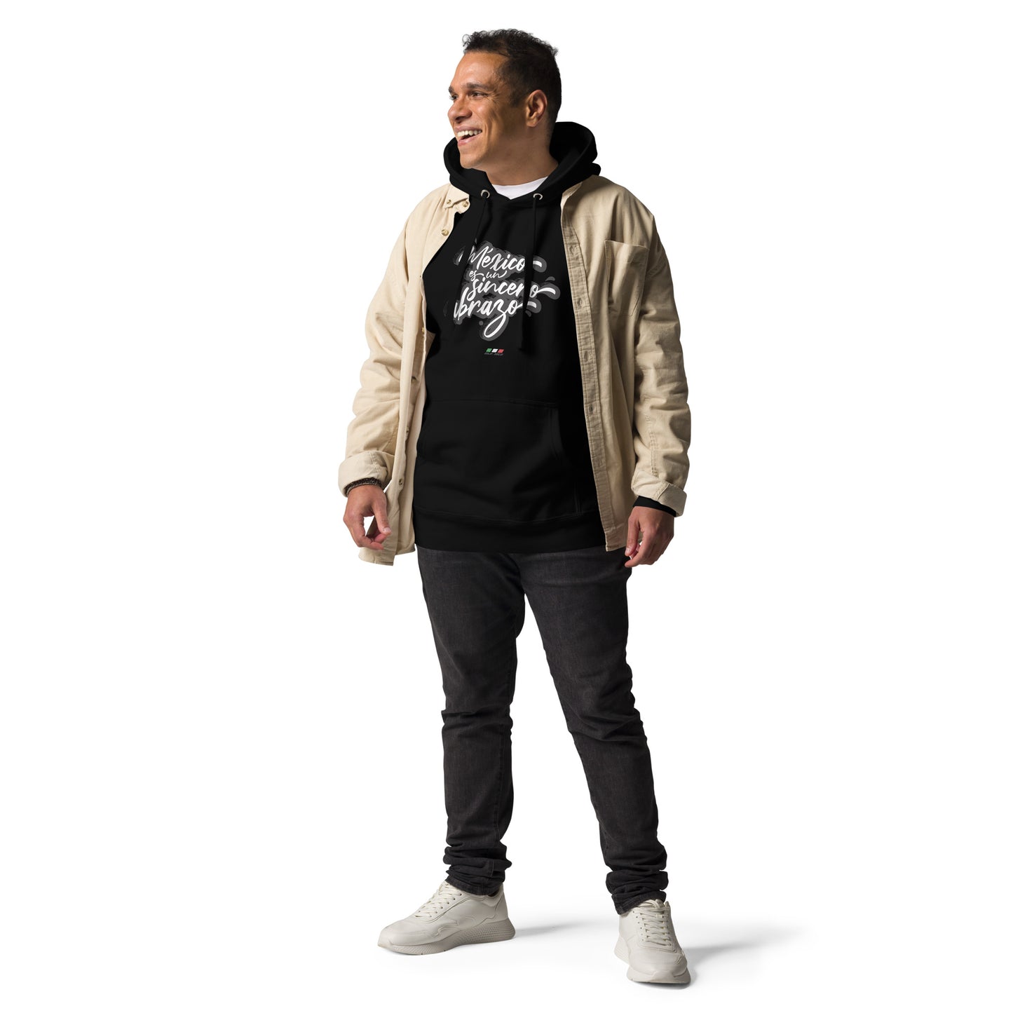 Sudadera con capucha unisex "México es un sincero abrazo"