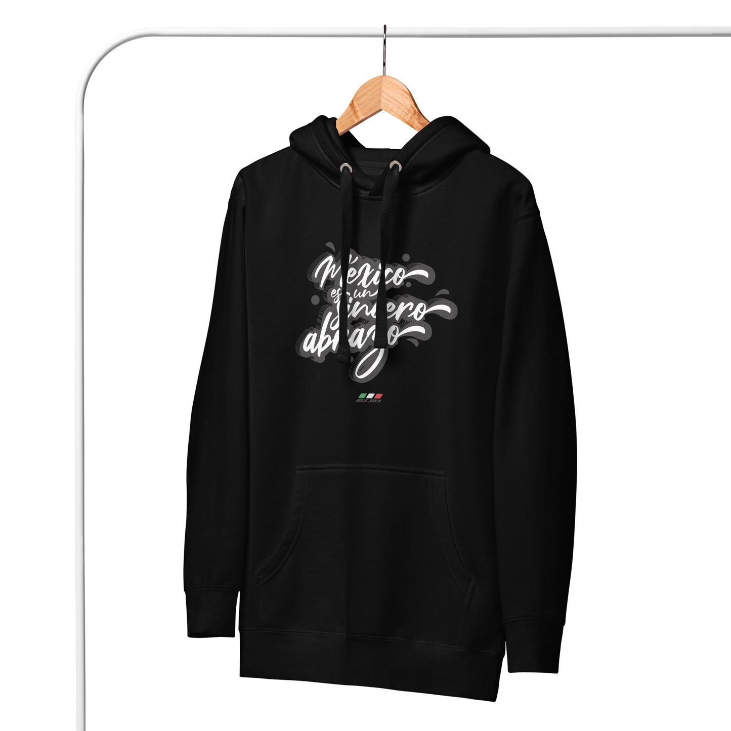 Sudadera con capucha unisex "México es un sincero abrazo"