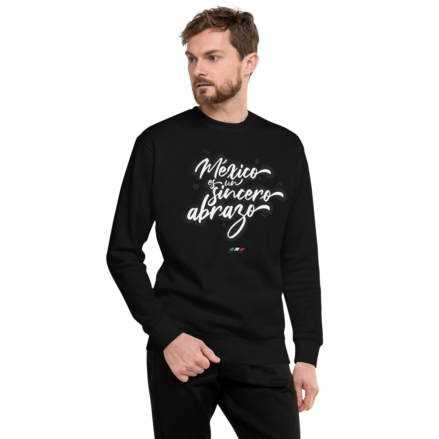 Sudadera gruesa unisex "México es un sincero abrazo"