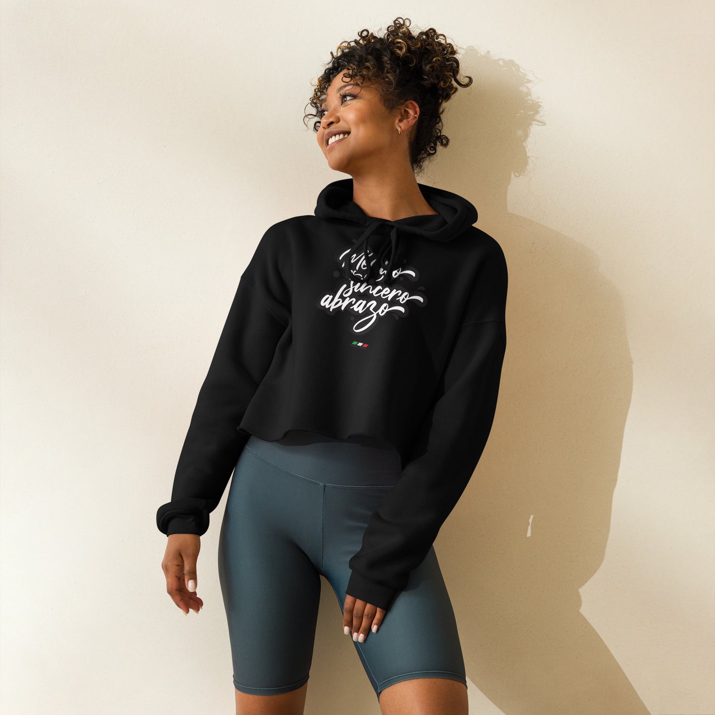 Sudadera corta "México es un sincero abrazo"