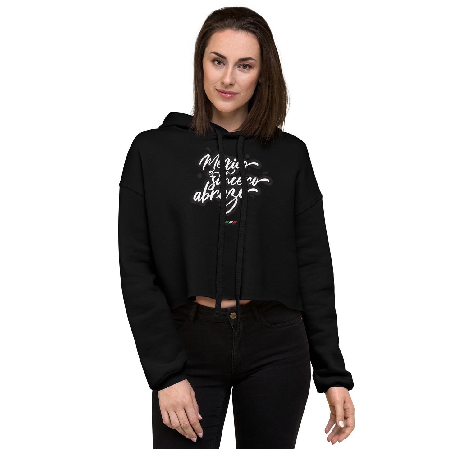 Sudadera corta "México es un sincero abrazo"