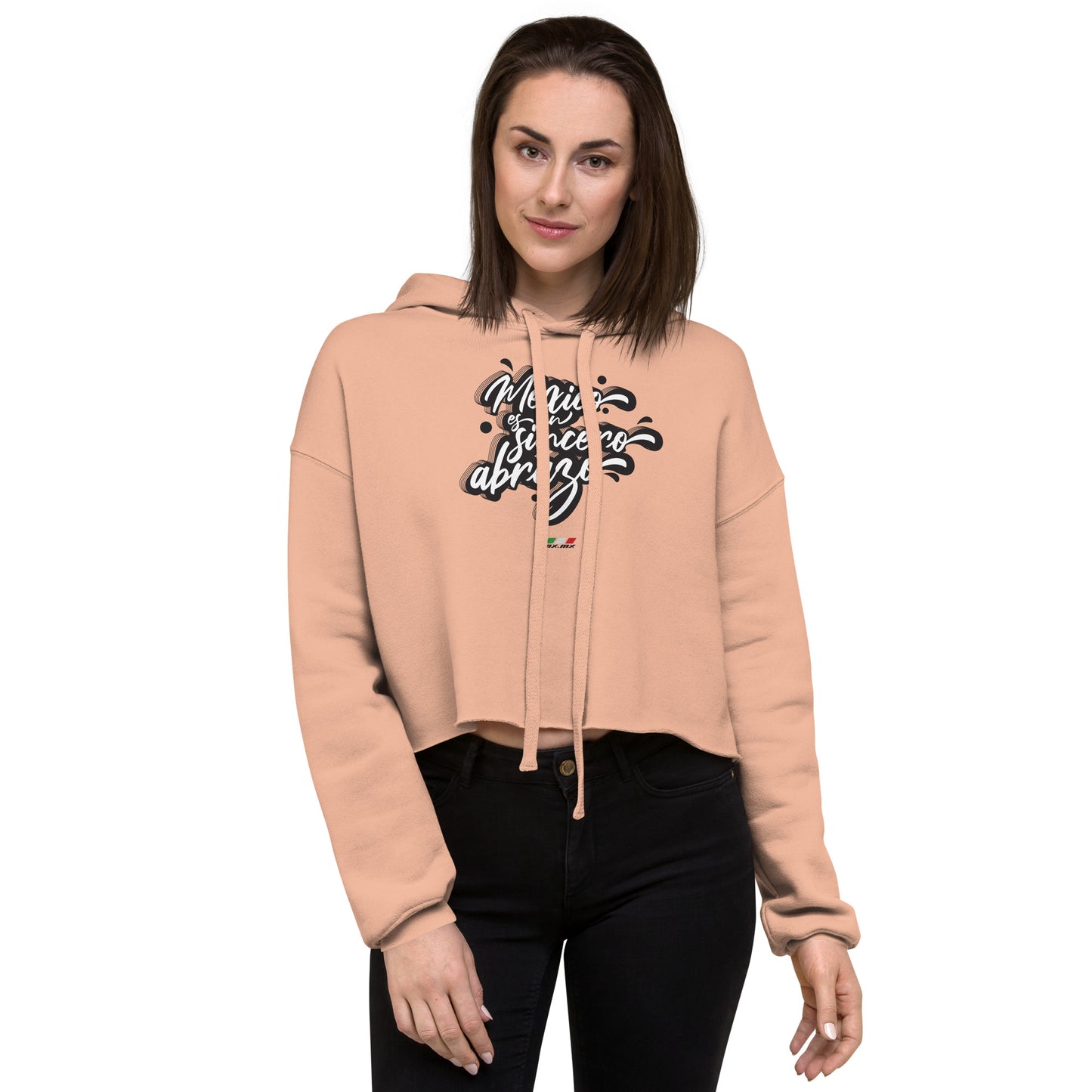 Sudadera corta "México es un sincero abrazo"